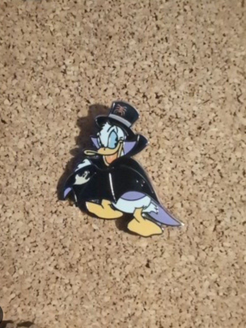 Disney Donald Duck Halloween Pin - Black, Purple, Yellow